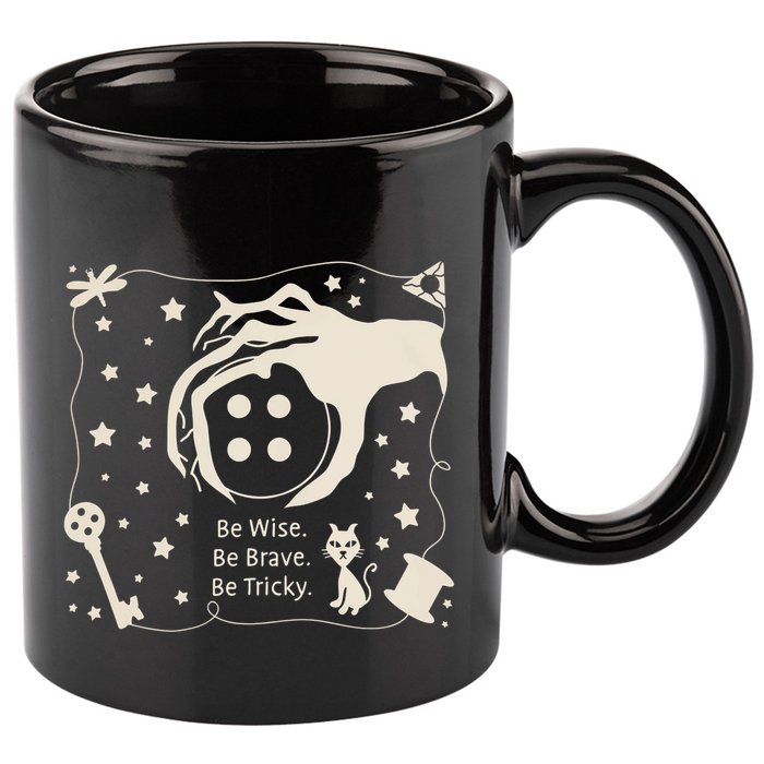 Be Wise Be Brave Be Tricky Halloween Magic Spell 11oz C Handle Ceramic Mug