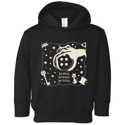 Be Wise Be Brave Be Tricky Halloween Magic Spell Toddler Hoodie