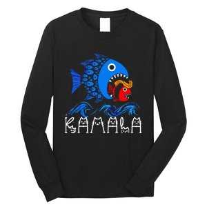 Blue Wave Big Fish Eats Small Fish Kamala Long Sleeve Shirt