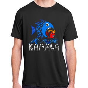 Blue Wave Big Fish Eats Small Fish Kamala Adult ChromaSoft Performance T-Shirt