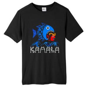 Blue Wave Big Fish Eats Small Fish Kamala Tall Fusion ChromaSoft Performance T-Shirt