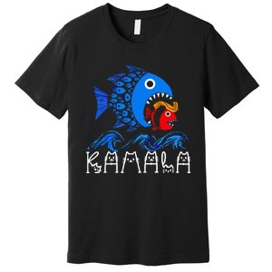 Blue Wave Big Fish Eats Small Fish Kamala Premium T-Shirt