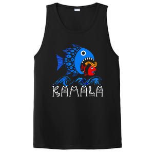 Blue Wave Big Fish Eats Small Fish Kamala PosiCharge Competitor Tank