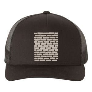 Brick Wall Yupoong Adult 5-Panel Trucker Hat