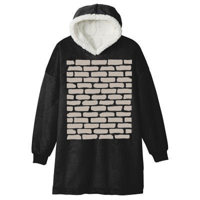 Brick Wall Hooded Wearable Blanket