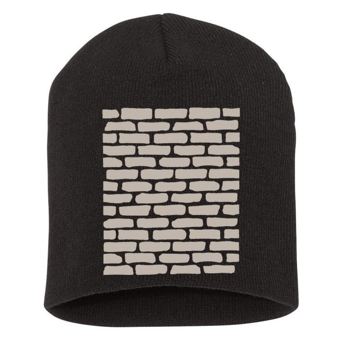 Brick Wall Short Acrylic Beanie