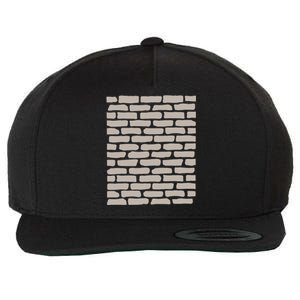 Brick Wall Wool Snapback Cap