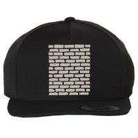 Brick Wall Wool Snapback Cap