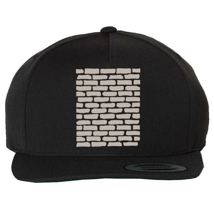 Brick Wall Wool Snapback Cap