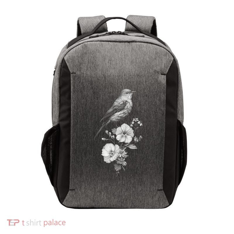 Bird Watching Bird Floral Design Birdwatching Gift Idea Cool Gift Vector Backpack