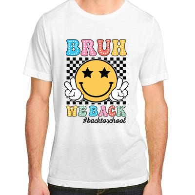 Bruh We Back Teachers Retro Back To School Boy Girl Adult ChromaSoft Performance T-Shirt