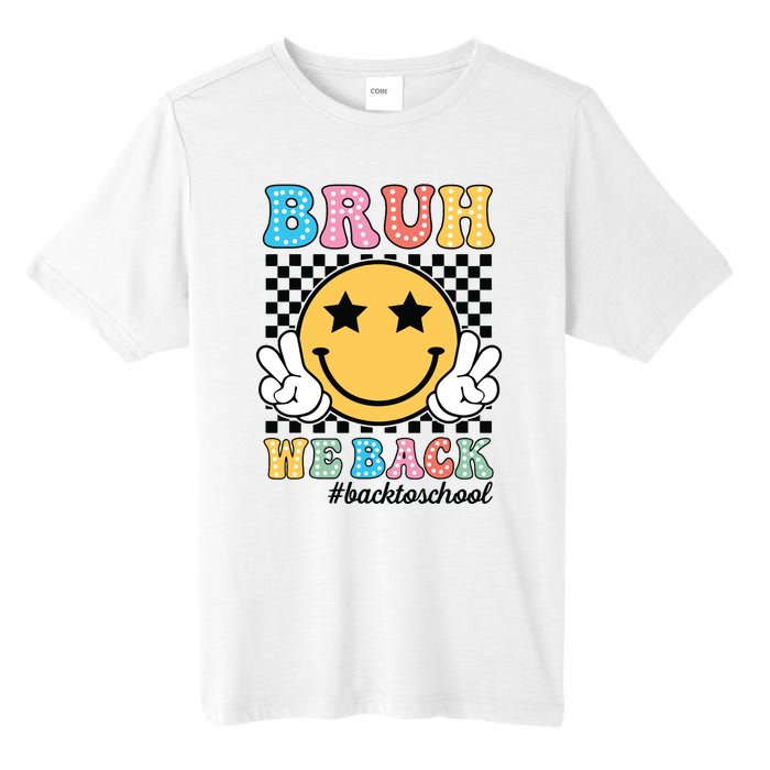 Bruh We Back Teachers Retro Back To School Boy Girl Tall Fusion ChromaSoft Performance T-Shirt