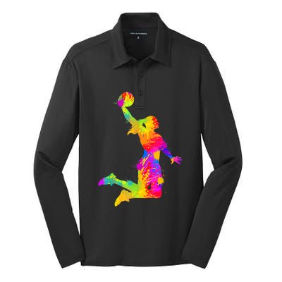 Basketball Women Silk Touch Performance Long Sleeve Polo