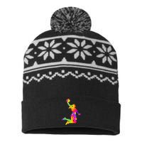 Basketball Women USA-Made Snowflake Beanie