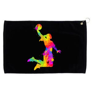 Basketball Women Grommeted Golf Towel