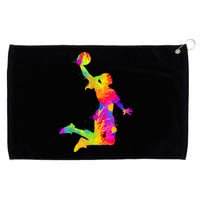 Basketball Women Grommeted Golf Towel