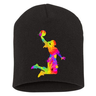 Basketball Women Short Acrylic Beanie