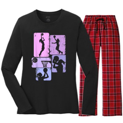 Basketball Women Women's Long Sleeve Flannel Pajama Set 