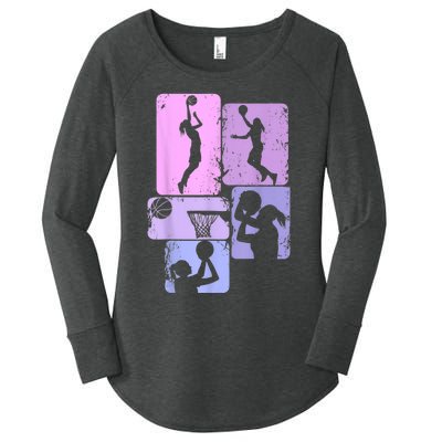 Basketball Women Women's Perfect Tri Tunic Long Sleeve Shirt