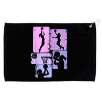 Basketball Women Grommeted Golf Towel