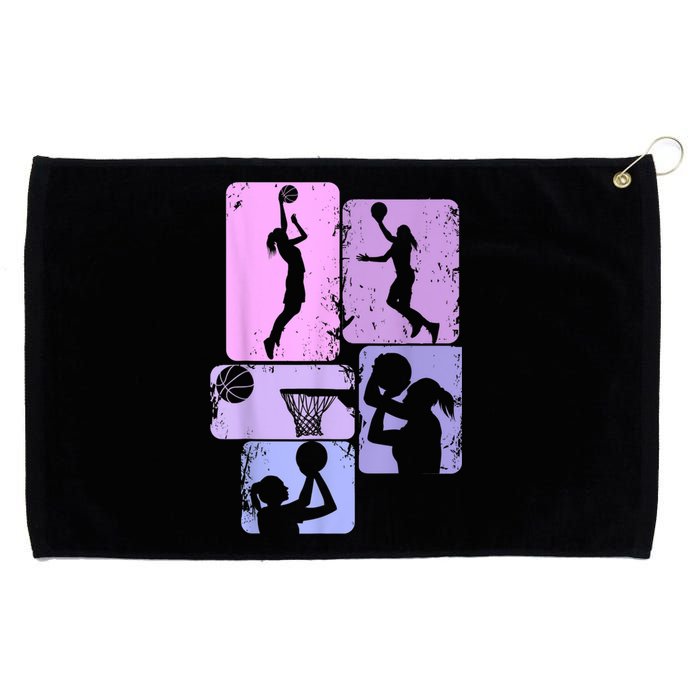 Basketball Women Grommeted Golf Towel