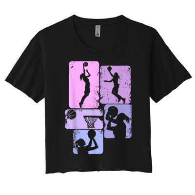 Basketball Women Women's Crop Top Tee