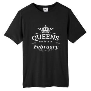 Birthday Wo Born In February Tall Fusion ChromaSoft Performance T-Shirt