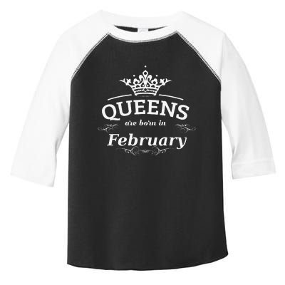 Birthday Wo Born In February Toddler Fine Jersey T-Shirt