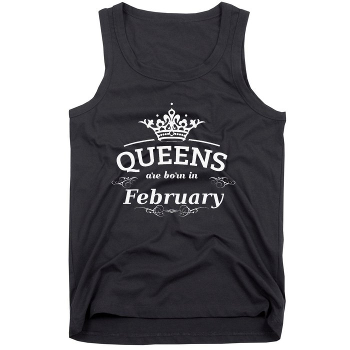 Birthday Wo Born In February Tank Top