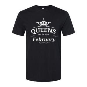 Birthday Wo Born In February Softstyle CVC T-Shirt