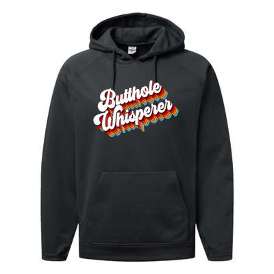 Butthole Whisperer Performance Fleece Hoodie