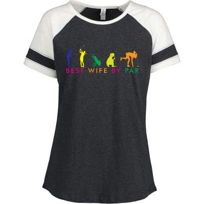 Best Wife By Par Enza Ladies Jersey Colorblock Tee