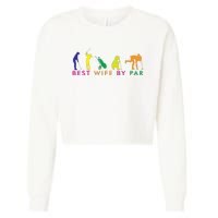 Best Wife By Par Cropped Pullover Crew