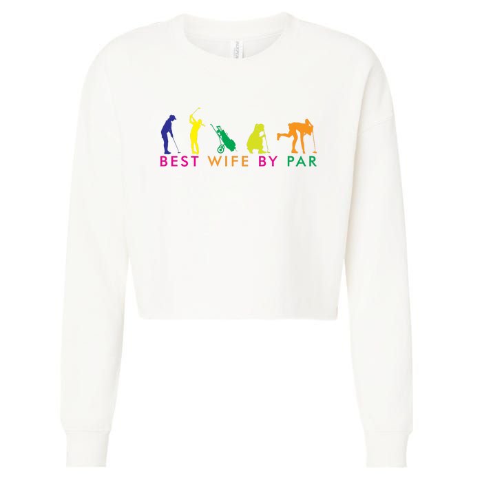 Best Wife By Par Cropped Pullover Crew