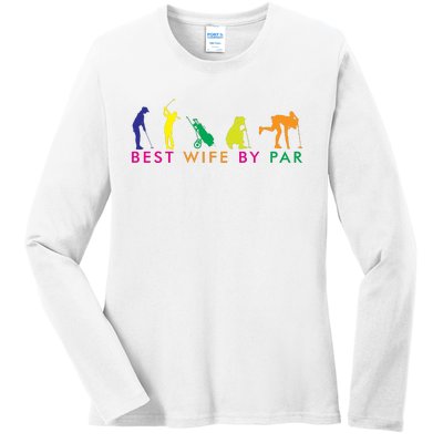 Best Wife By Par Ladies Long Sleeve Shirt