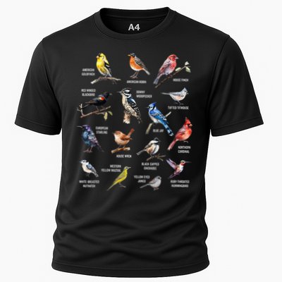 Bird Watching Bird Watcher Bird Lover Birder Birding Nerd Cooling Performance Crew T-Shirt