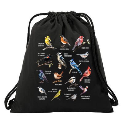 Bird Watching Bird Watcher Bird Lover Birder Birding Nerd Drawstring Bag