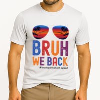 Bruh We Back Transportation Squad First Day Of School Cooling Performance Crew T-Shirt