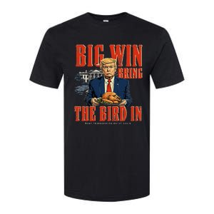 Big Win Bring The Bird In Funny Trump Thanksgiving Softstyle CVC T-Shirt