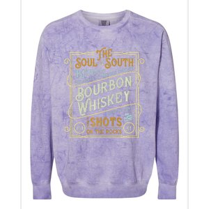 Bourbon Whiskey Colorblast Crewneck Sweatshirt