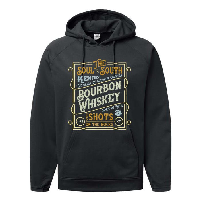 Bourbon Whiskey Performance Fleece Hoodie