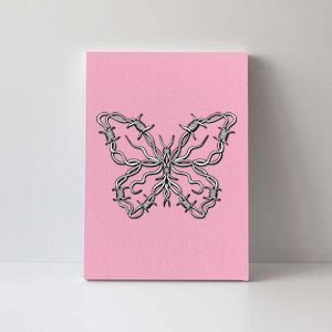 Barbed Wire Butterfly Canvas