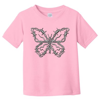 Barbed Wire Butterfly Toddler T-Shirt