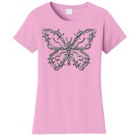 Barbed Wire Butterfly Women's T-Shirt