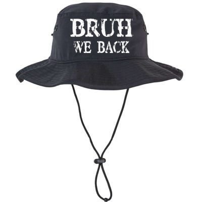 Bruh We Back To School First Day Teens Student Teacher Legacy Cool Fit Booney Bucket Hat