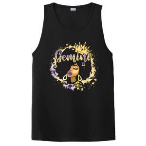 Black Women Birthday Melanin Girl Gemini Queen PosiCharge Competitor Tank