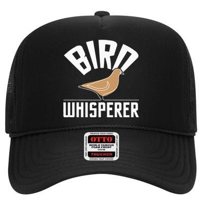 Bird Whisperer Bird Watching Birder Bird Watcher High Crown Mesh Back Trucker Hat