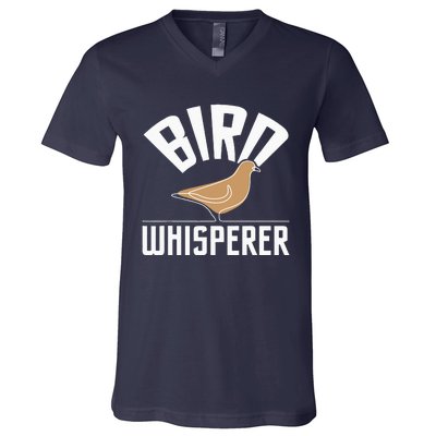 Bird Whisperer Bird Watching Birder BirdWatcher V-Neck T-Shirt