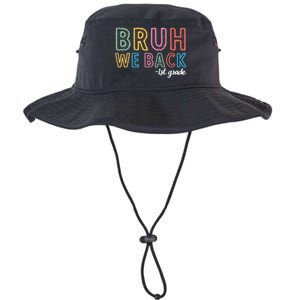 Bruh We Back 1st Grade Back To School 2024 Legacy Cool Fit Booney Bucket Hat