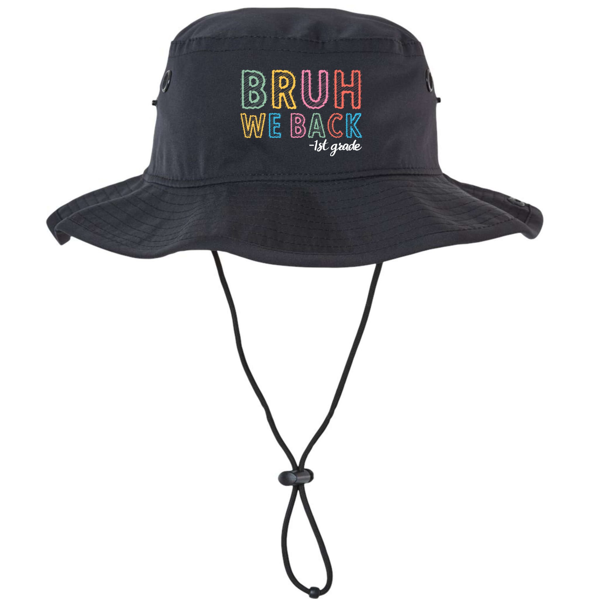Bruh We Back 1st Grade Back To School 2024 Bucket Hat